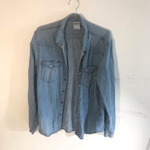 Mens H&M denim shirt Size L